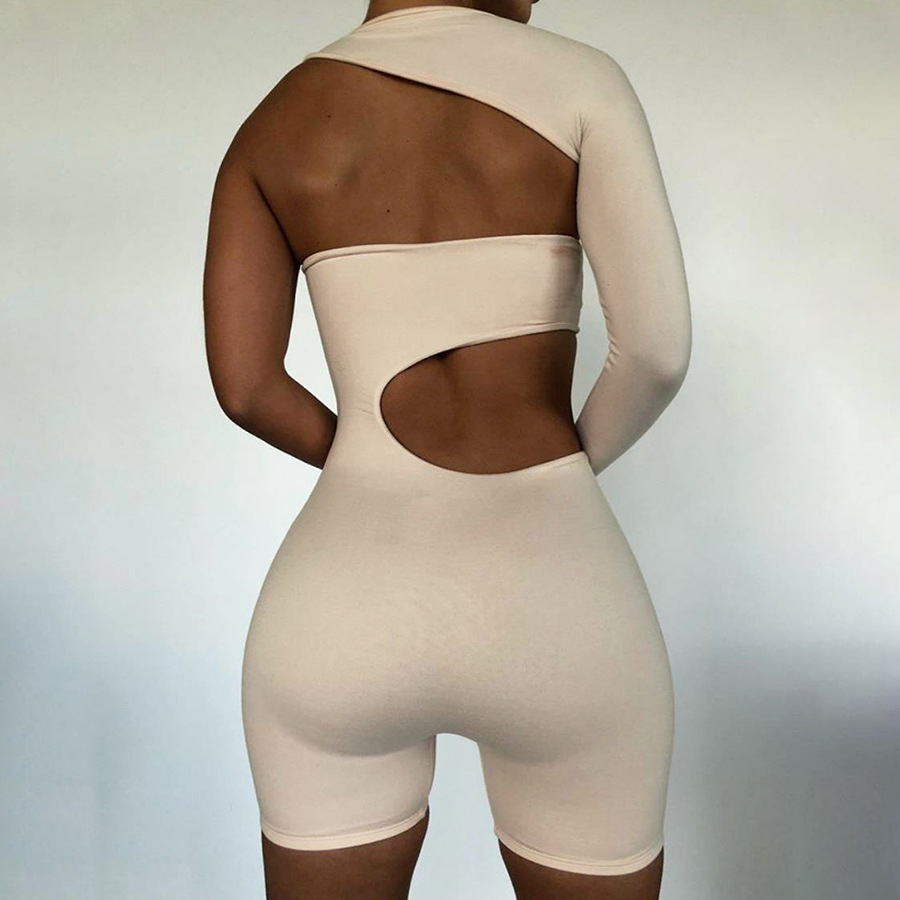 2021-Summer-Autumn-Women-Sexy-Fitness-Jumpsuit-One-Shoulder-Skinny-Bodycon-Solid-Sport-Romper-Playsuit-2