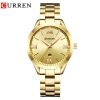 CURREN Ladies Watch For Women Fashion Retro Female Waterproof Watch Steel Quartz Watch For Women Christmas Relógio Feminino 9007