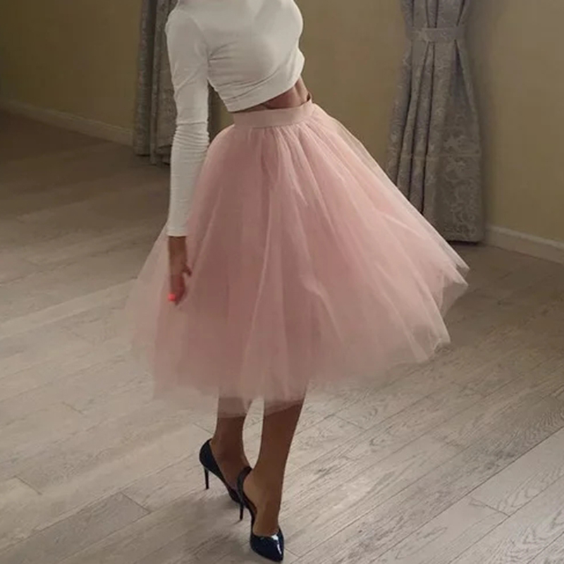 Quality-5-Layers-Fashion-Tulle-Skirt-Pleated-TUTU-Skirts-Womens-Lolita-Petticoat-Bridesmaids-Midi-Skirt-Jupe