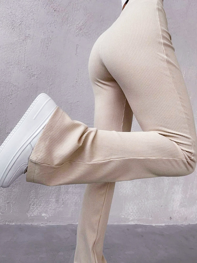 Solid-Slim-Fit-Streetwear-Women-Pants-High-Waist-Y2k-Clothes-Pantalones-Aesthetic-Fashion-Trousers-Full-Length-2